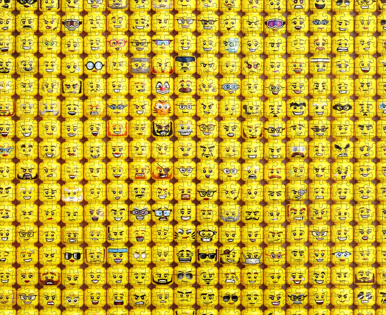Chronicle Books - Wholesale Puzzle - Adult - Lego Minifigure Faces Puzzle11