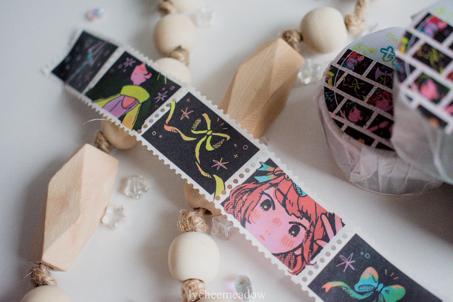 Lycheemeadow - Wholesale Washi Tape - Stamp Washi Tape (multiple designs)16