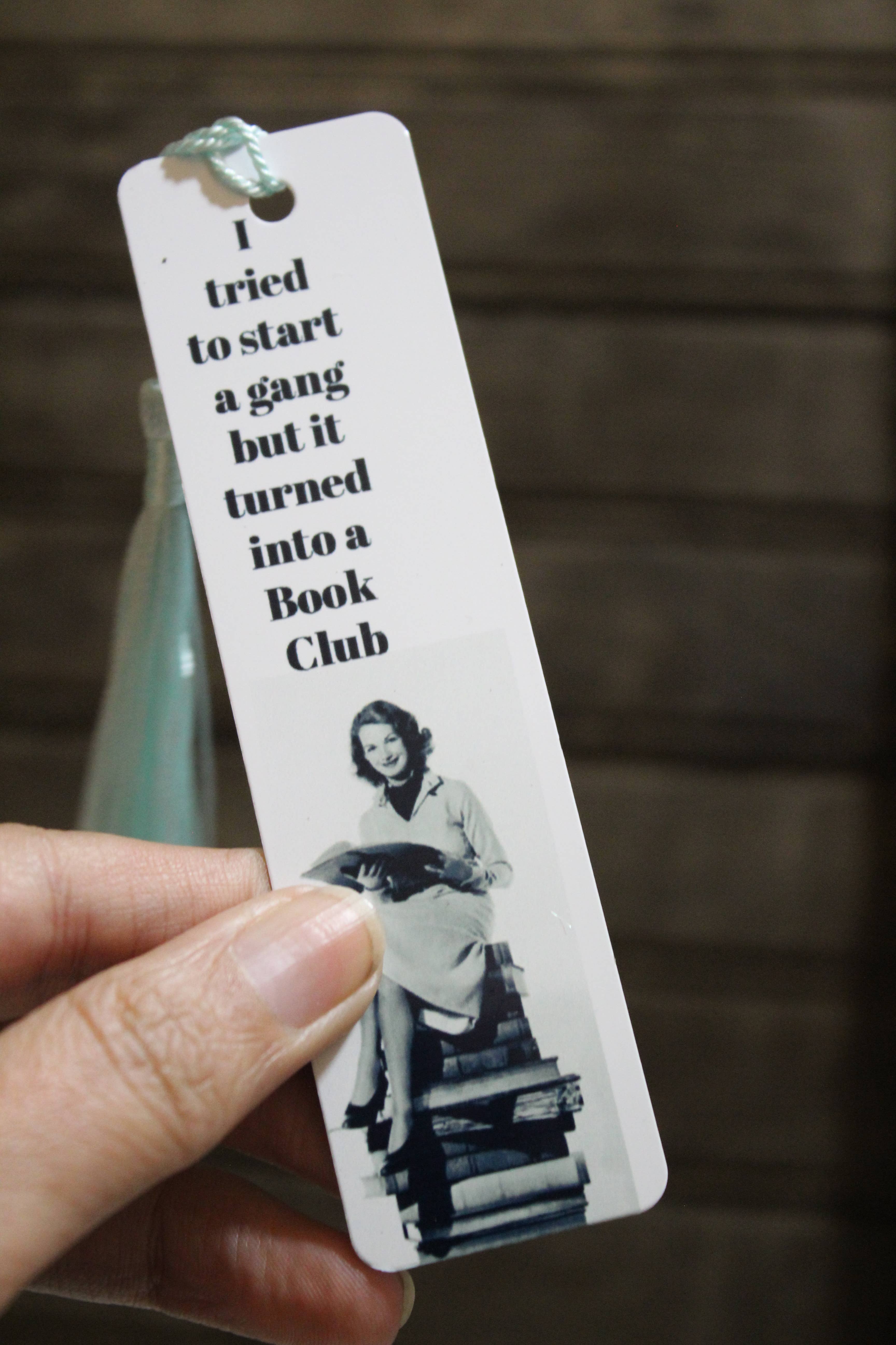 Raven Design - Wholesale Bookmark - I tried to Start a gang but it turned into // Metal Bookmark1