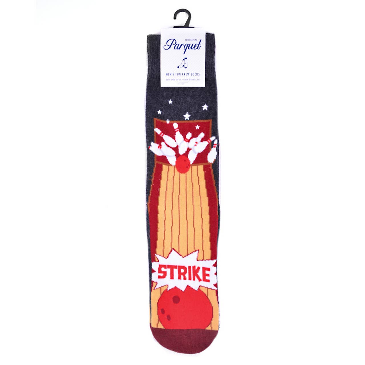Selini New York - Wholesale Socks - Men's - Men's Bowling STRIKE Novelty Socks - NVS19572-CHAR2