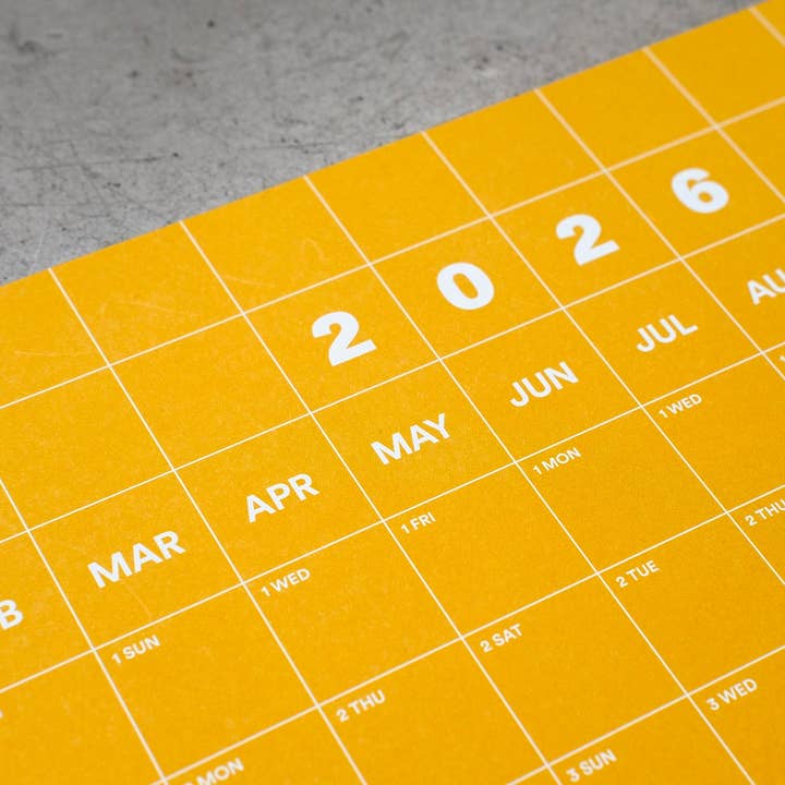 Yearcalendar - Wholesale Calendar - 2026 Gradient 40x100cm7
