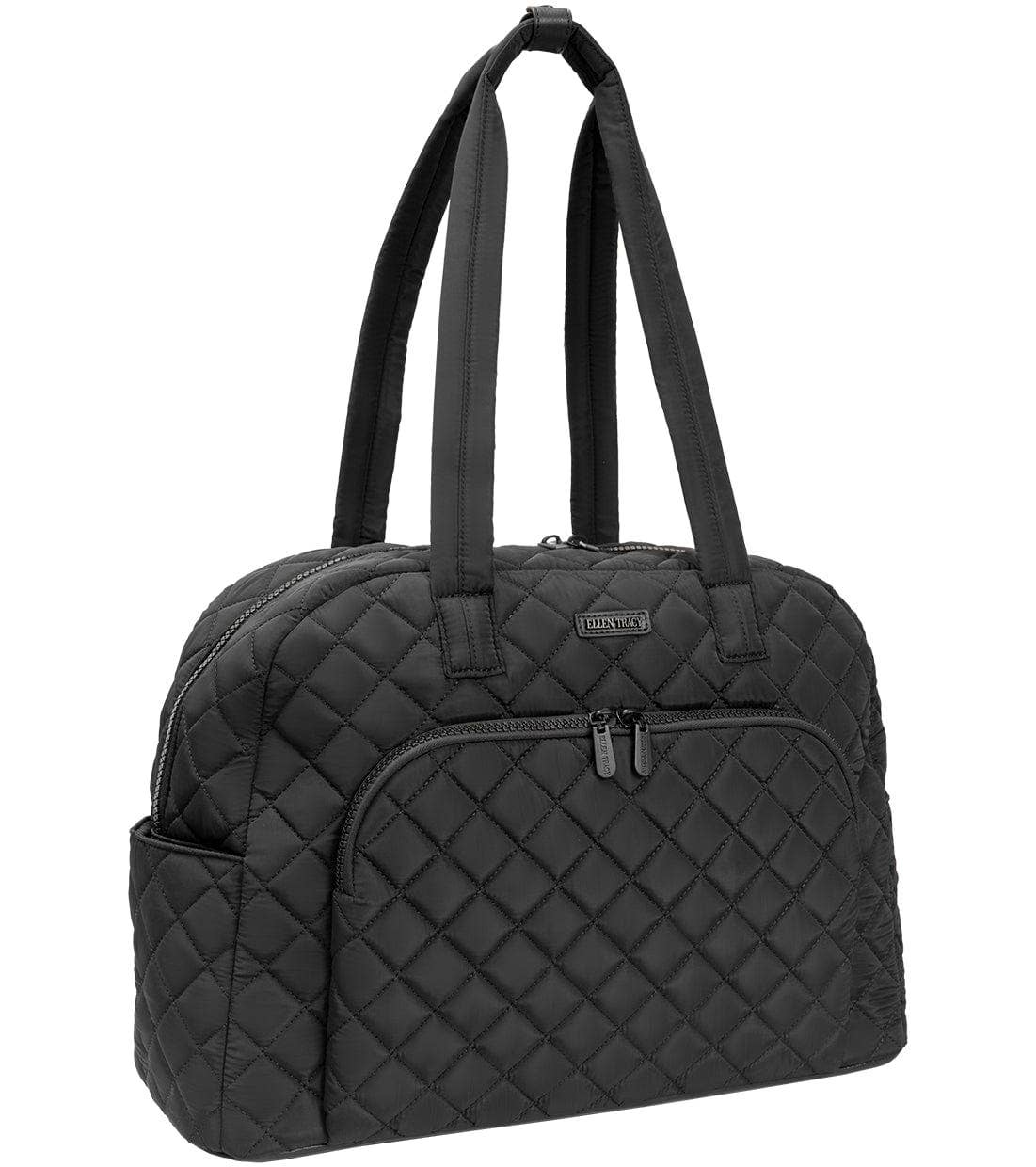 Magid - Wholesale Weekender Bag - Women's - Ellen Tracy 20 Inch Diamond Nylon Quilted Travel Duffel35