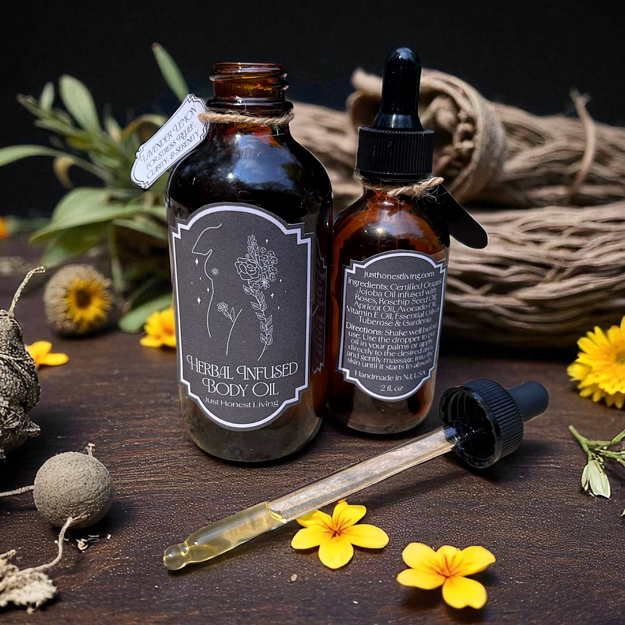 Just Honest Living LLC - Wholesale Bath/Body Oil - Botanical Body Oils1