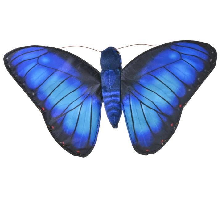 Wild Republic - Wholesale Stuffed/Plush Toy - Kids & Baby - Butterfly Blue Morpho Stuffed Animal0