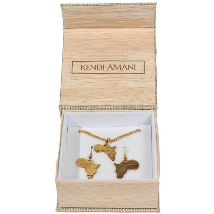 KENDI AMANI - Wholesale Jewelry Set - Mama Africa Earring and Necklace set