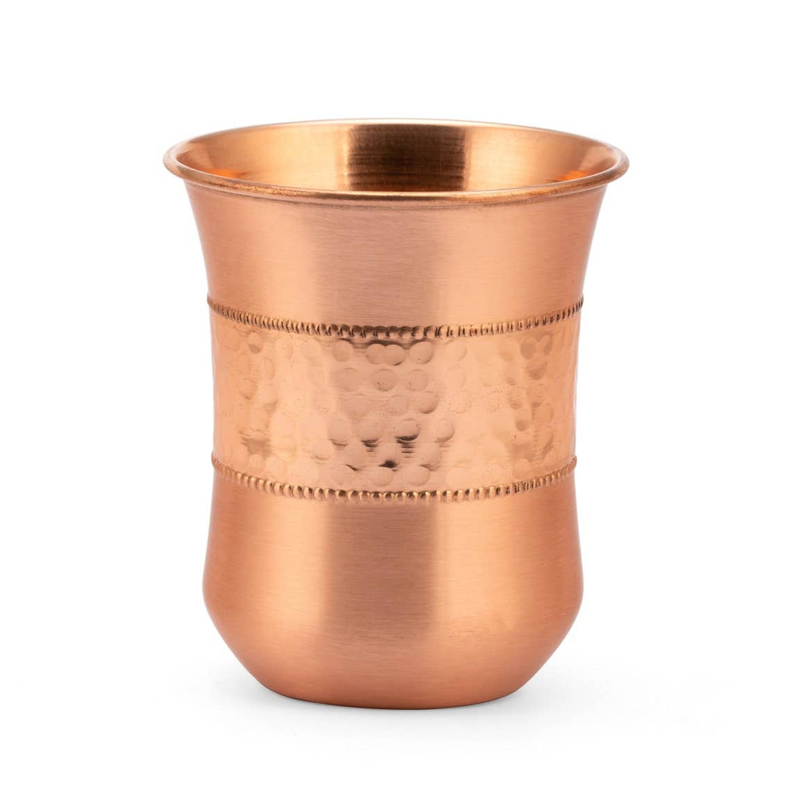 El'Cobre-Ecozonelifestyle - Wholesale Drinking Glass/Cup - Curved Sequence Copper Water Glass Set(4 Glasses)2