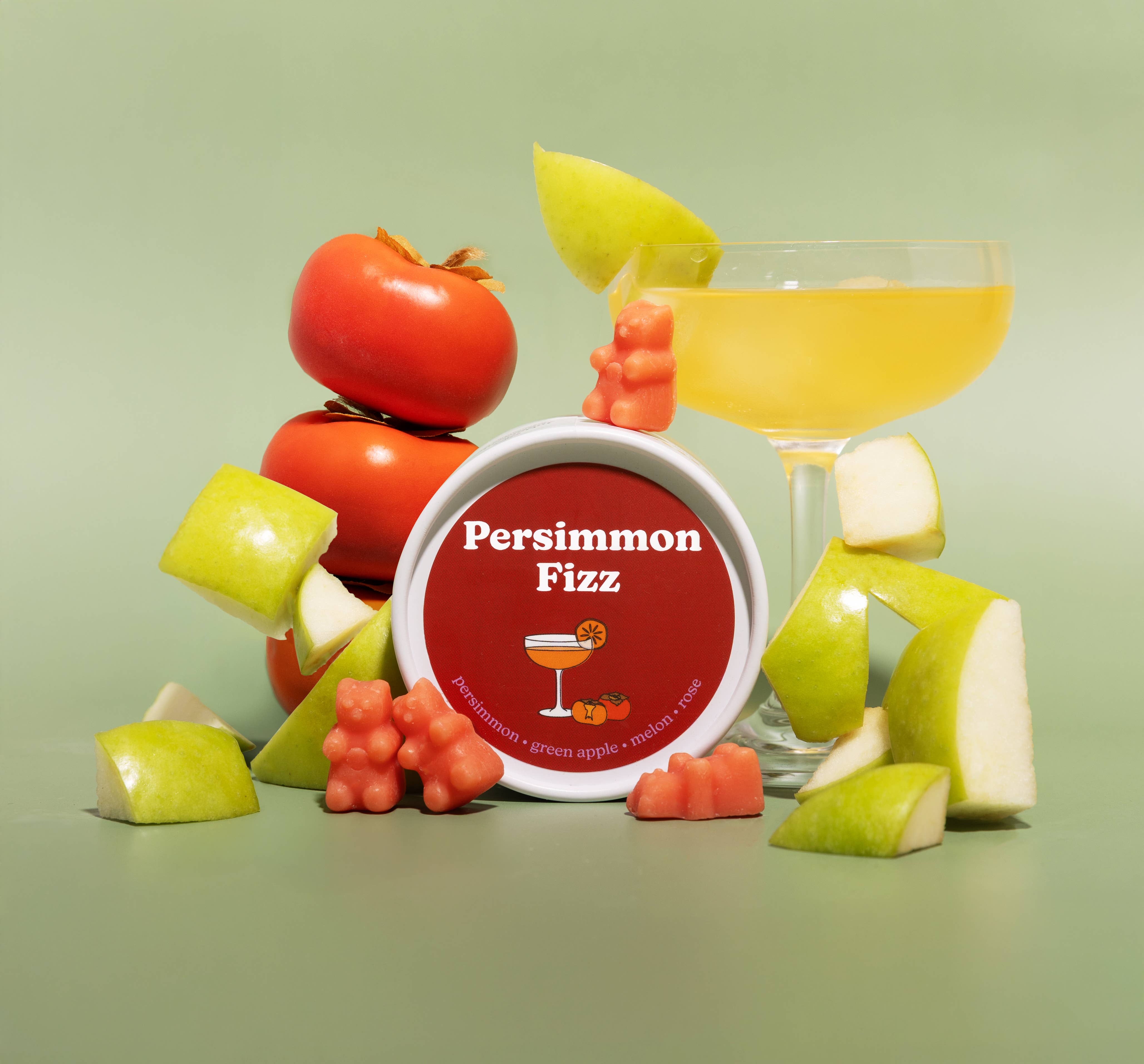 Happy Wax - Wholesale Wax Melt - Persimmon Fizz Wax Melts- Eco Tin (4 oz)2