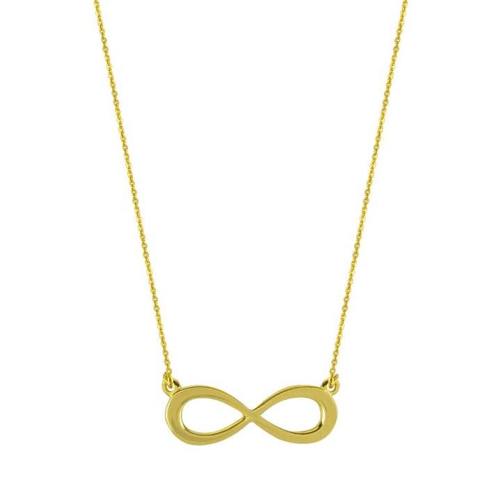 Collier Plaqué Or 18ct Infini (Symbolisant des Possibilités Infinies) (Copie) pour la vente par Liwu Jewellery
