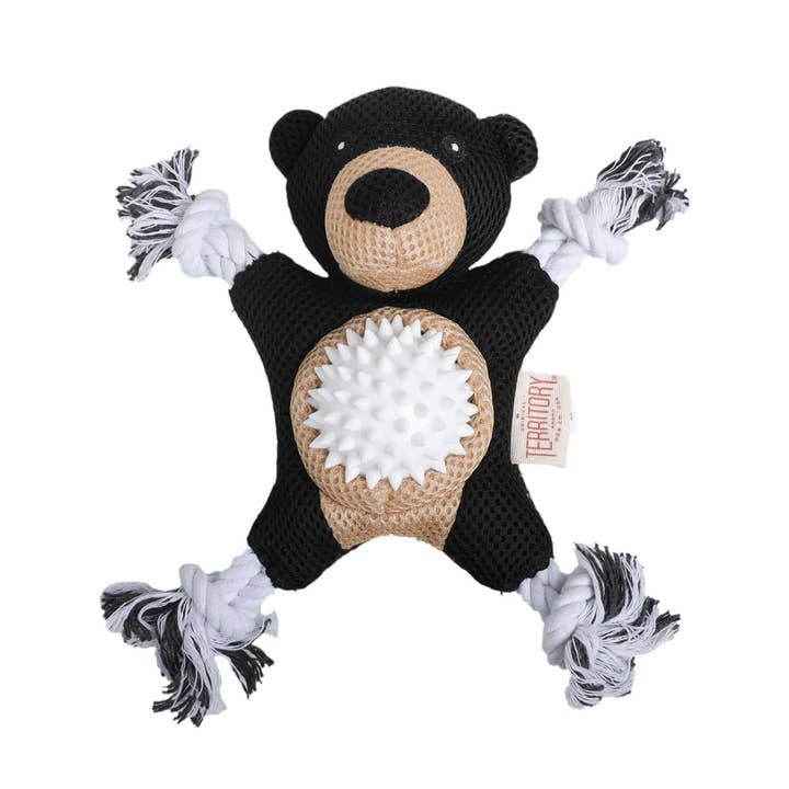 Territory Black Bear 2-in-1 Dog Toy for wholesale by Original Territory