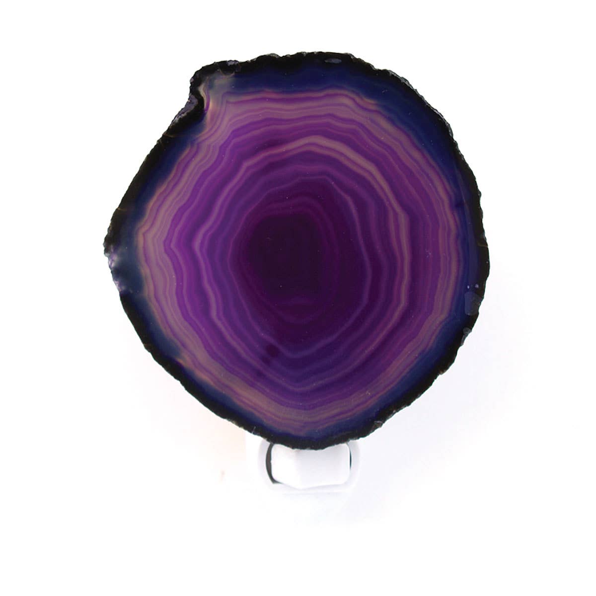 California Seashell Company - Wholesale Night Light - 3.5-4" Sliced Agate Night Light- Choose from Assorted Colors2