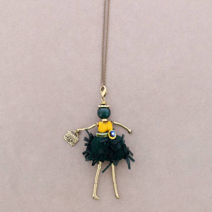 Long Pendant Necklace Doll for wholesale by Sonata