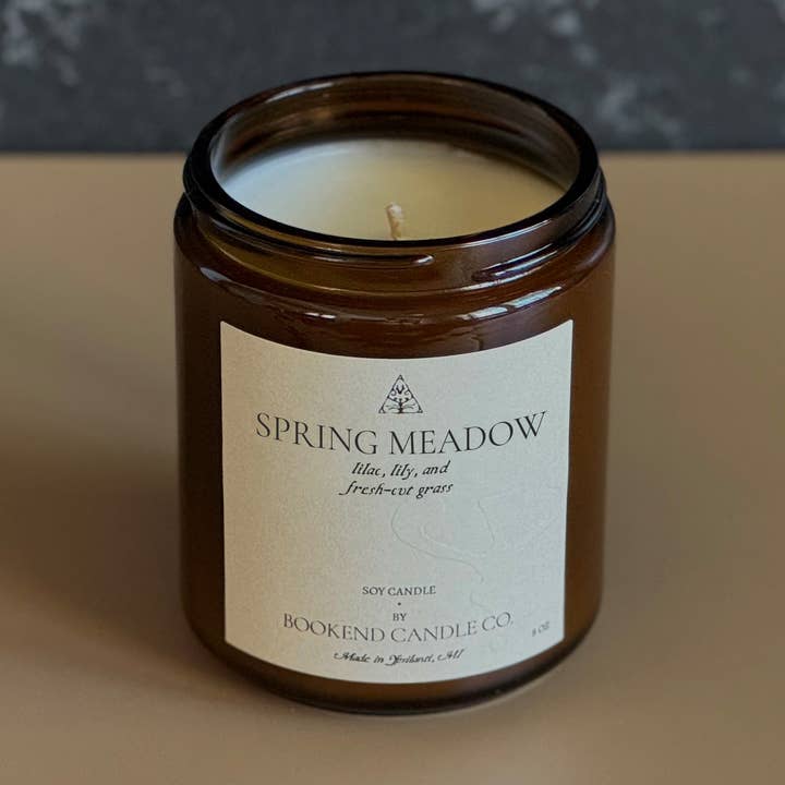 Soy Candle - Spring Meadow for wholesale by Bookend Candle Co.