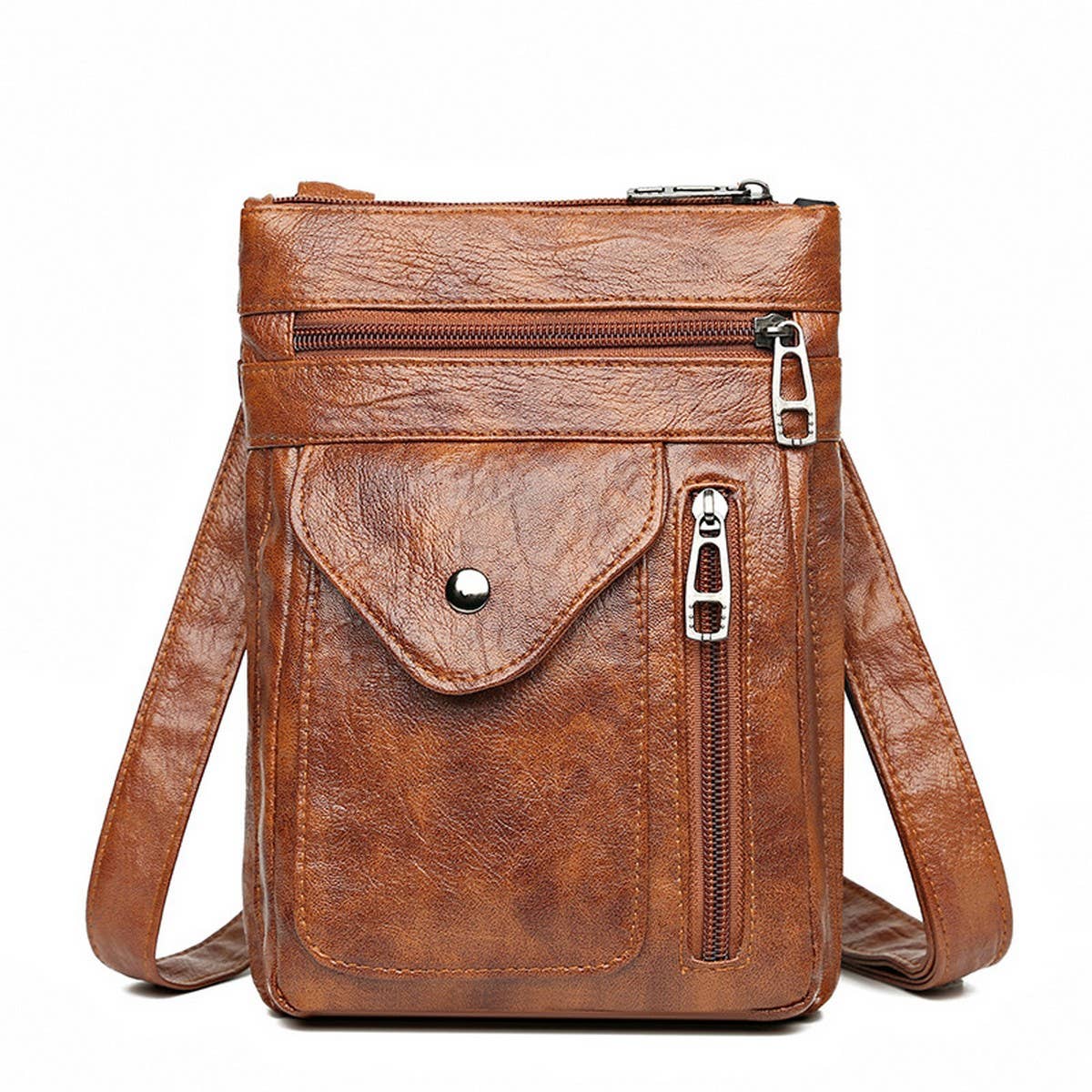 ACCITY - Wholesale Messenger Bag - Women's - RETRO SOFT LEATHER MESSENGER BAG_CUAB00420
