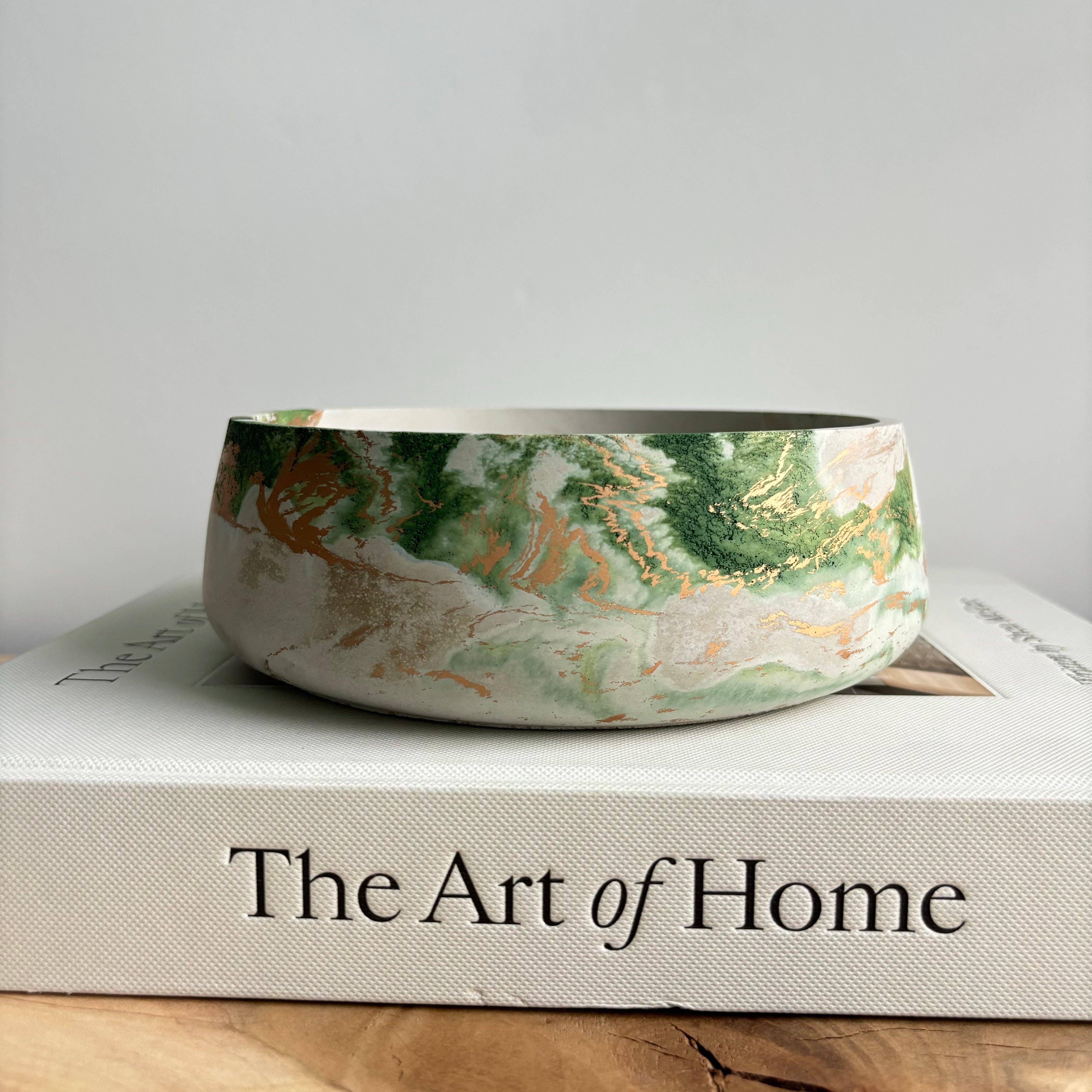 Fancy Concrete - Wholesale Christmas Decoration - Daza - Decorative Concrete Bowl | Centerpiece Bowl 7