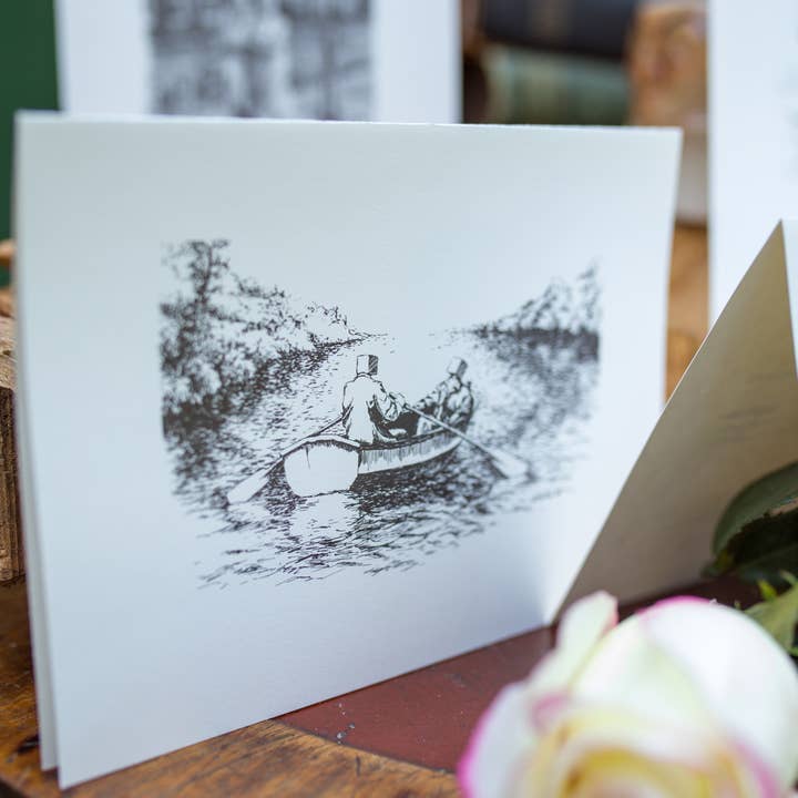 Sugarheads – Engroshandel Hverdagshilsen kort – Rowboat finurlig pen og blæk lykønskningskort1