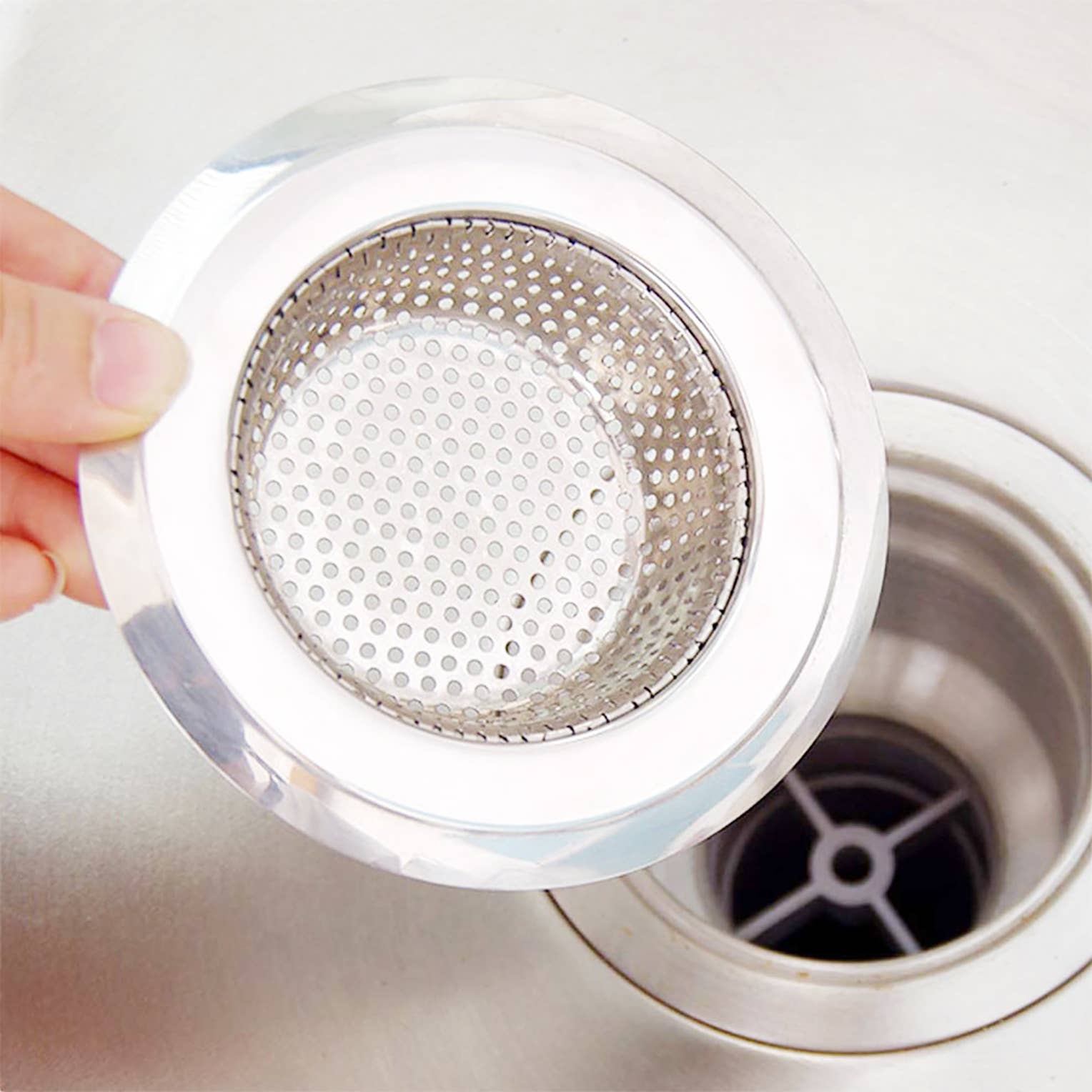 home mart goods - Wholesale Sink Strainer/Stopper - Stainless Steel Kitchen Bathroom Sink Bath Tub Strainer1