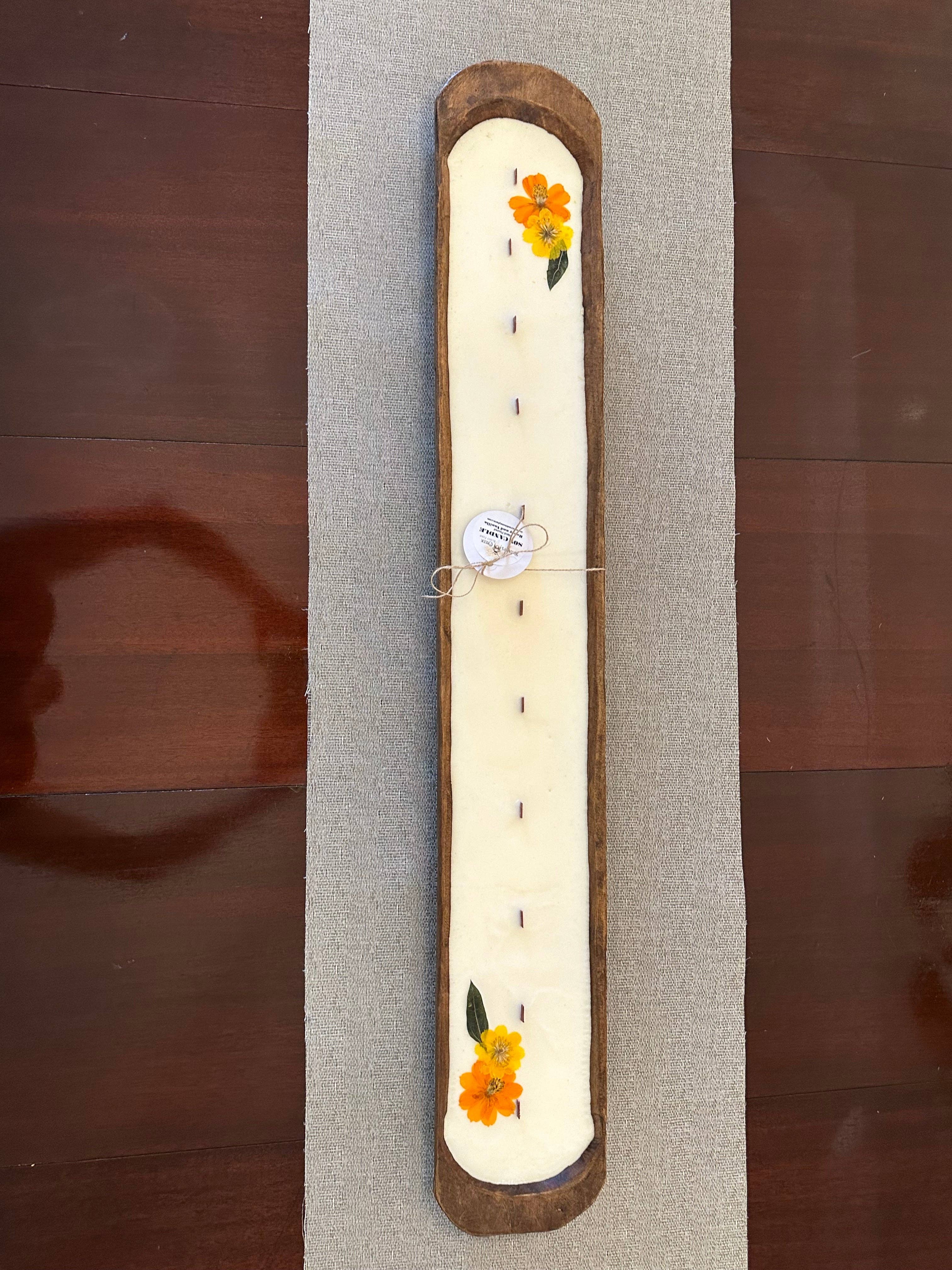 Brown's Creek Honey Farm - Wholesale Novelty Candle - Large Baguette Dough Bowl Candle3