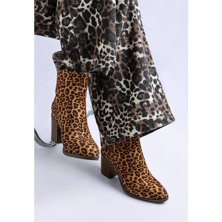 Lunara Leopard Print Block Heel Boots and other Purchase Wholesale leopard boots. Free Returns & Net 60 Terms on Faire trending on Faire.