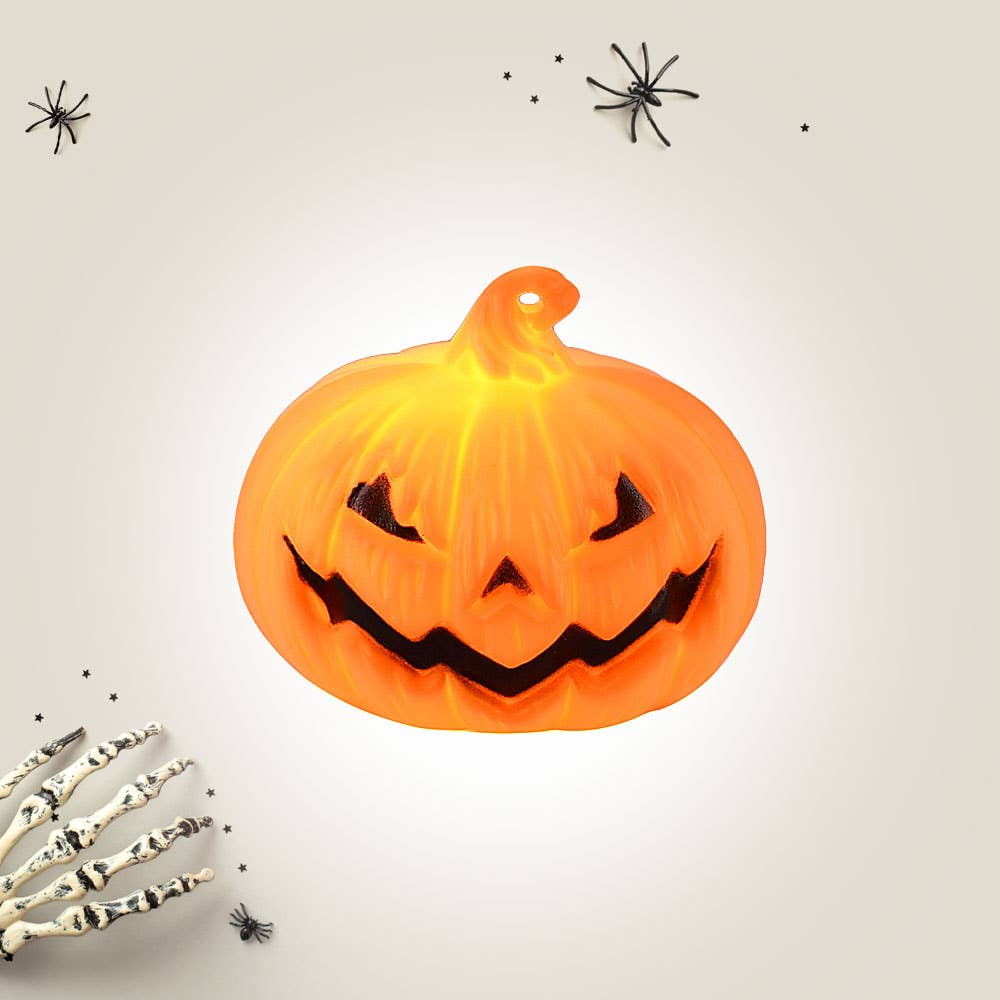 Sensibling Corp. - Vendita all'ingrosso Ornamenti/decorazioni per esterni - 12 pezzi - Luci decorative di zucca di Halloween luminose3