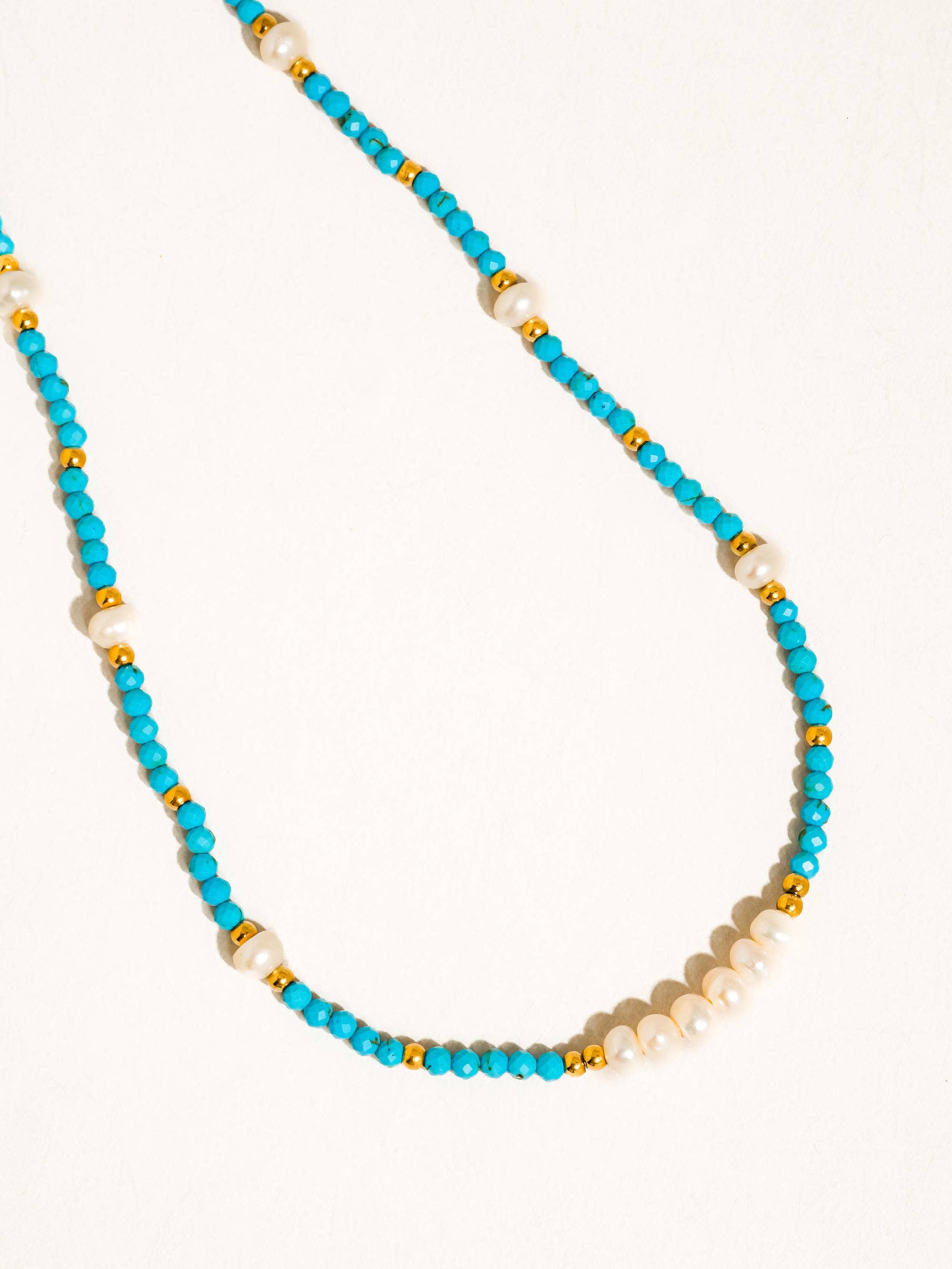 Blå Clément 18K Guld Ikke-Anløbende Boho Armbånd, Halskæde for engroshandel på Faire5