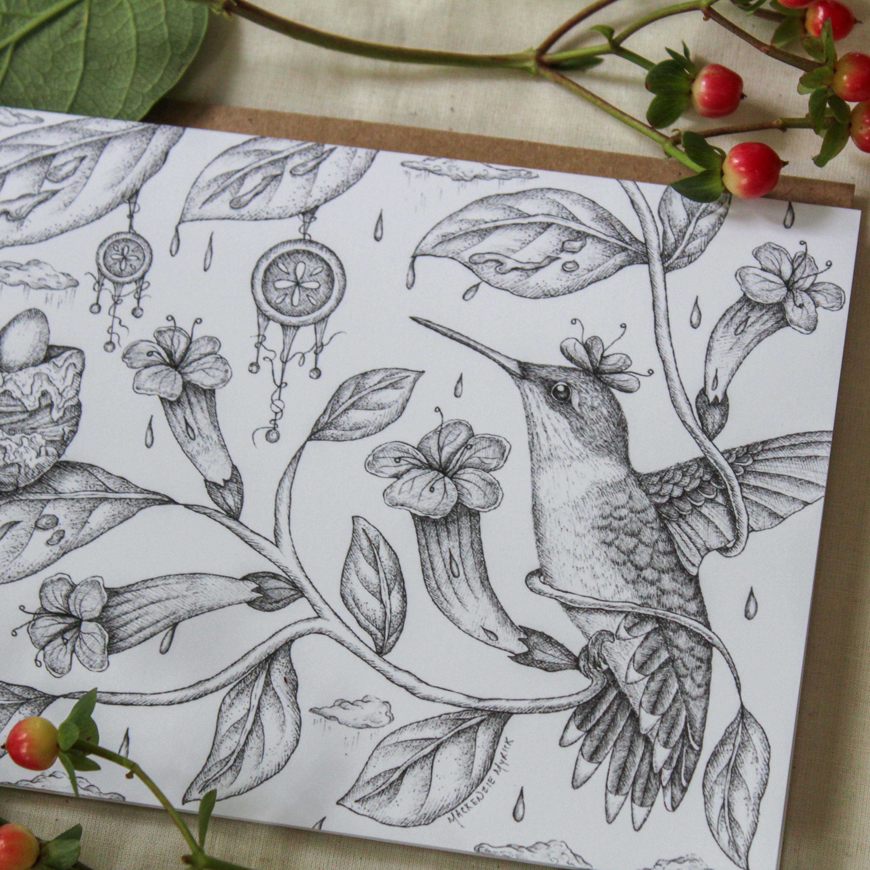 Mackenzie Myrick Studio - Wholesale Everyday Greeting Card - The Raincatcher | Greeting Card2