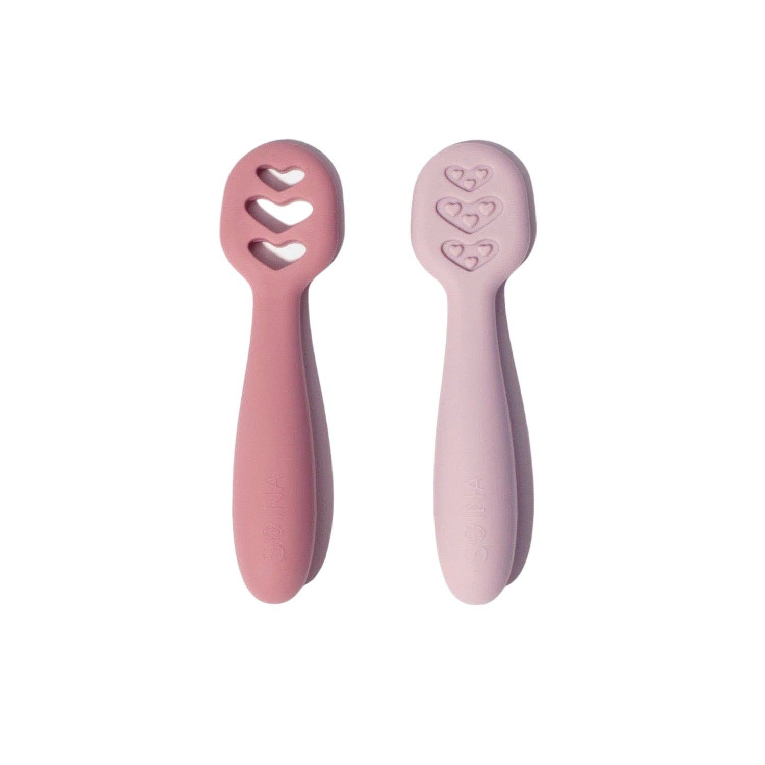 Soina - Wholesale Spoon - Kids & Baby - Pre-spoons (Old Rose/ Taupe)0
