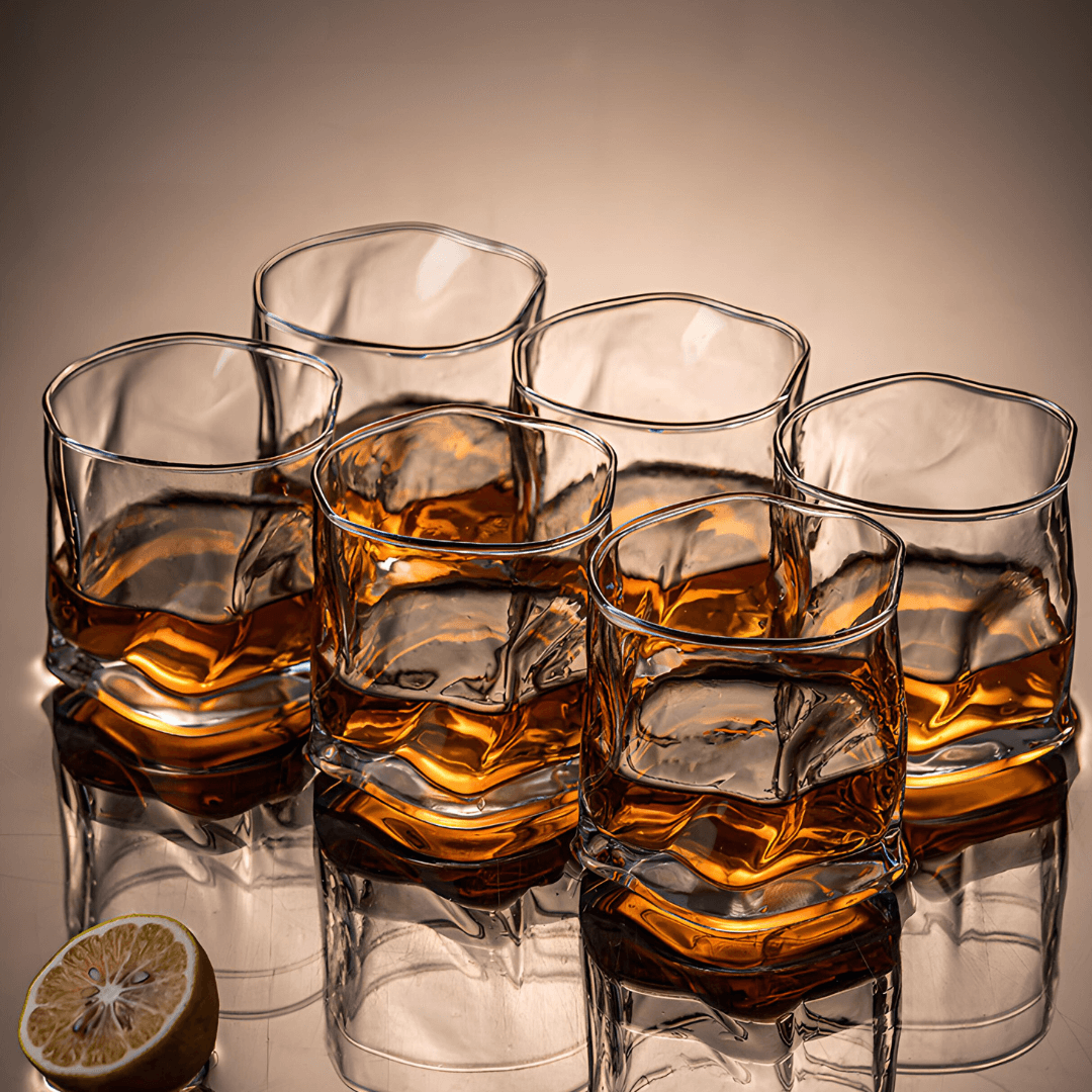 TsukiGlass - Vendita all'ingrosso Bicchieri da cocktail/superalcolici - Set da 4 bicchieri Hoshi in cristallo giapponese per whisky16