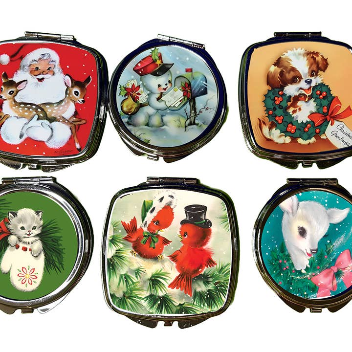 Charmerende refleksioner Kompakte spejle - Christmas Cool for engroshandel hos Victory Screech Labs