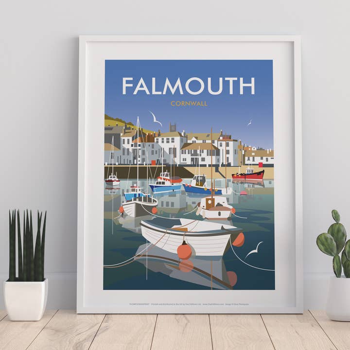 Lámina de primera calidad Falmouth By Artist Dave Thompson, 11 x 14 pulgadas para venta al por mayor de Star Editions
