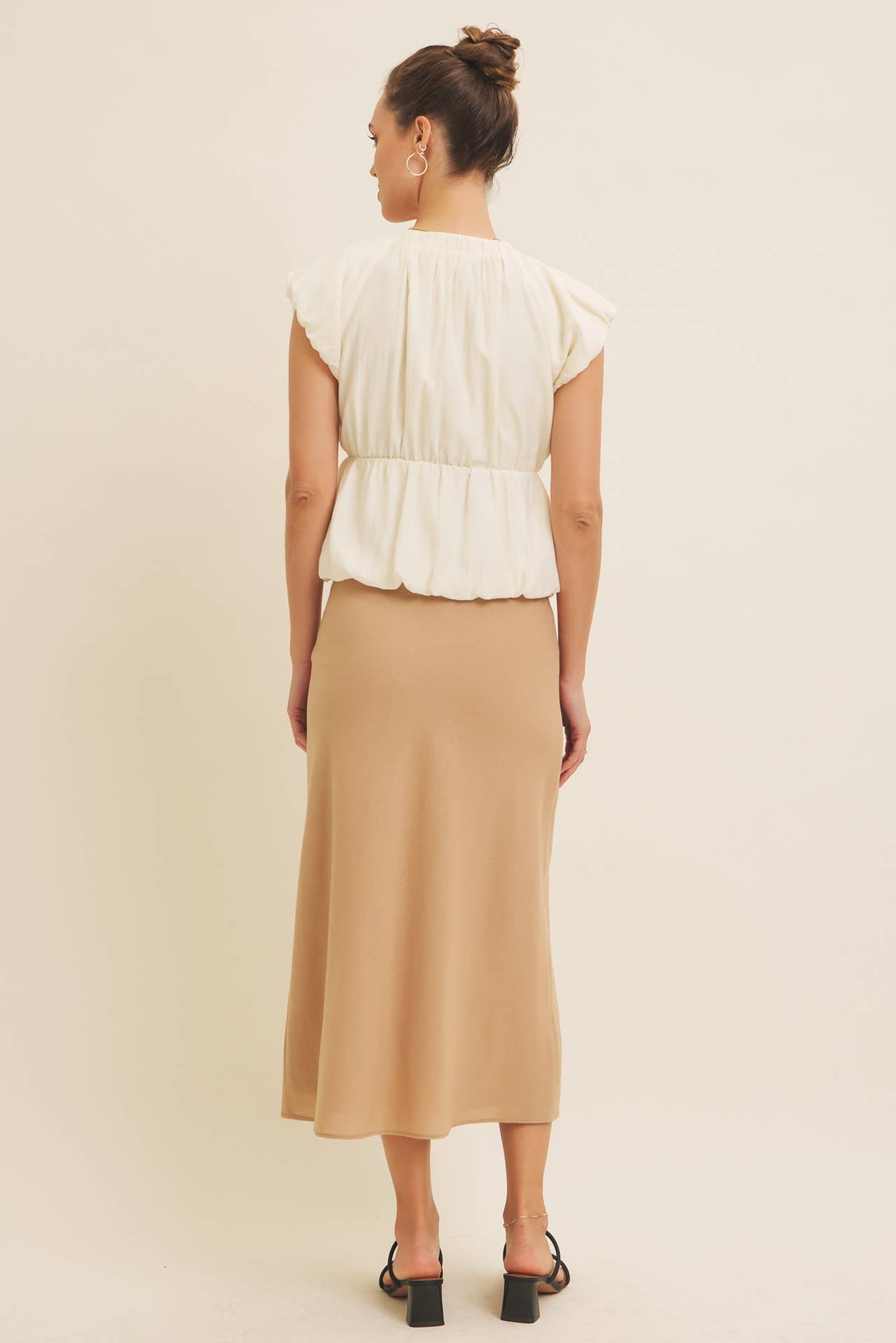 in february - Wholesale Skirt - Women's - VISCOSE LINEN BLEND BIAS CUT MAXI SKIRT WITH LINING18