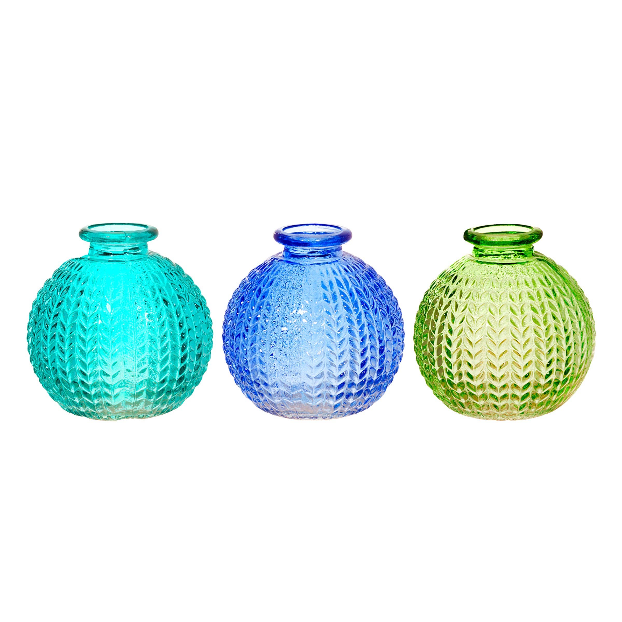 Sass and Belle – wholesale Vase – Cobalt Blue Textured Vase Assorted0