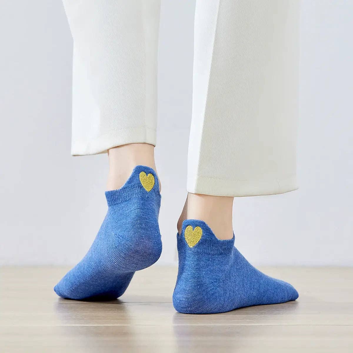 Tites Chaussettes - Vendita all'ingrosso Calzini - Donna - Calzini Linguetta Cuore Dorato Donna I 35-414