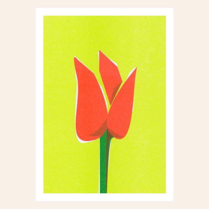 Tulip 2.0 Postcard for wholesale by HERR & FRAU RIO