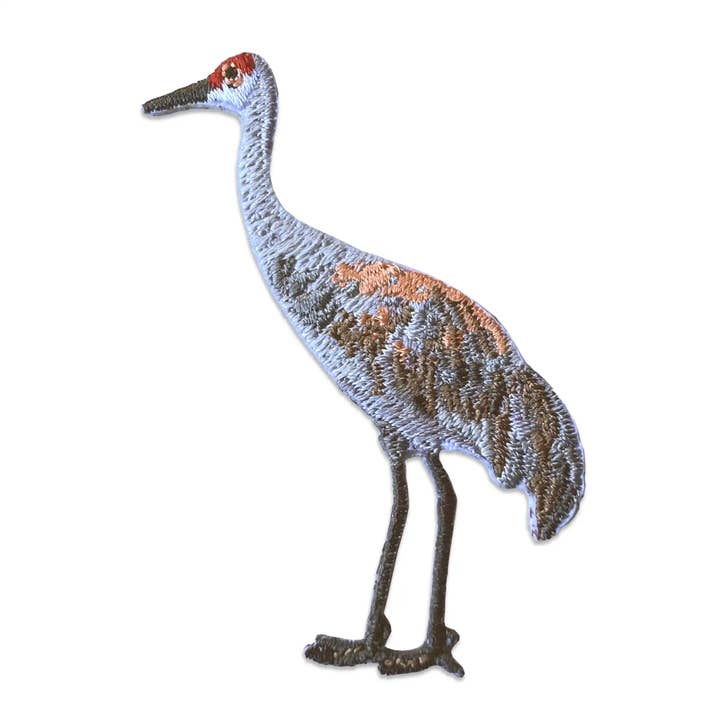 Sandhill Crane Patch for wholesale by Bird Collective