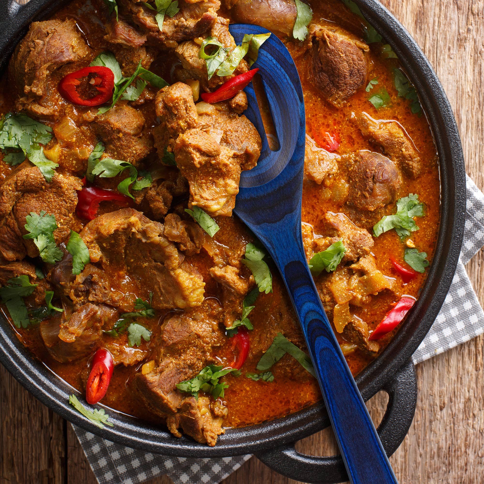 Totally Bamboo - Wholesale Kitchen Spoon - Baltique® Malta Colorful Wooden Slotted Spoon, 12.5"3