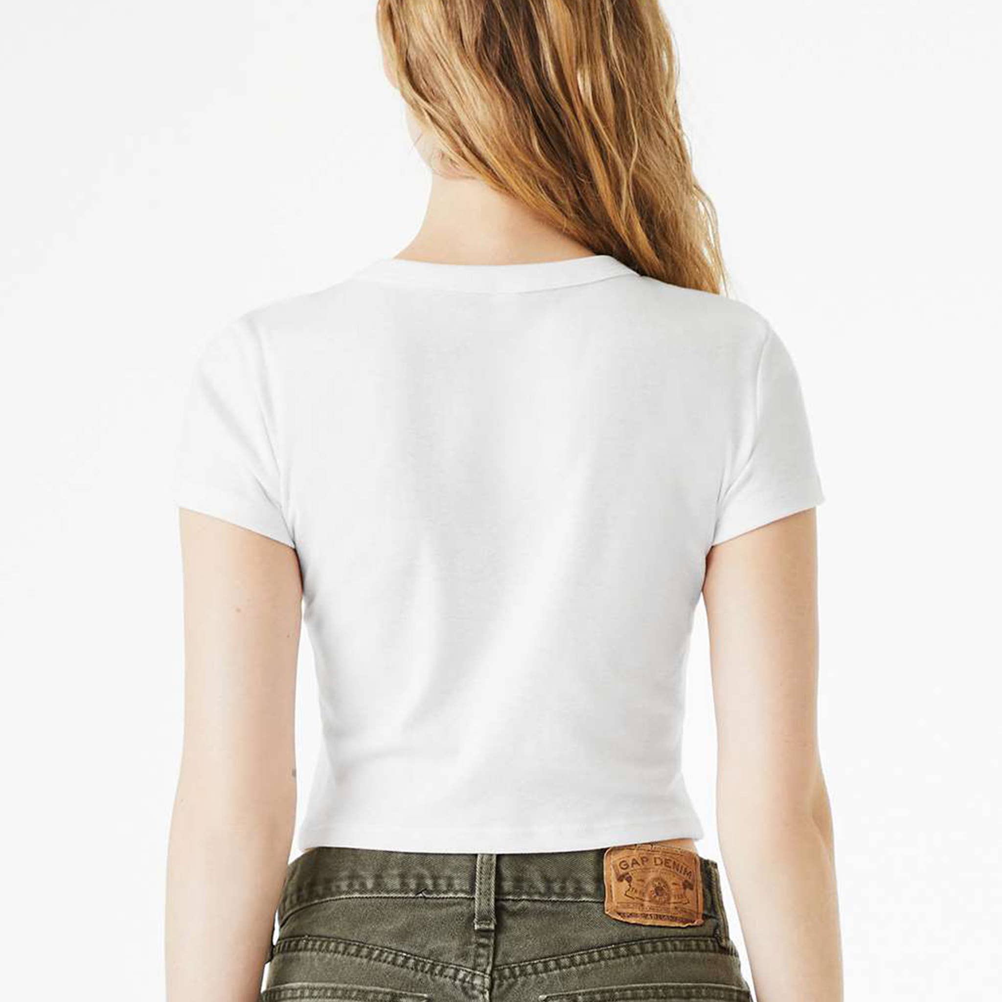 femfetti - Wholesale Screen Printed T-Shirt - Women's - Doing My Best Micro Rib Baby Tee3