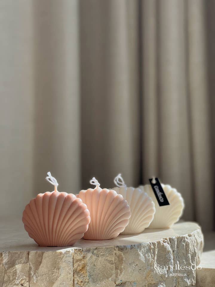 Seashell Candle for wholesale by CandlesCo Australia