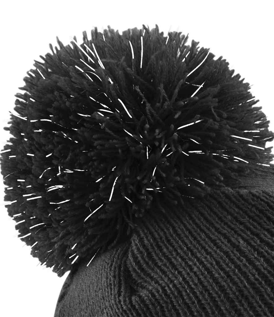 Pierre Francis - Wholesale Beanie - Kids - Beechfield - Kids Reflective Bobble Beanie1
