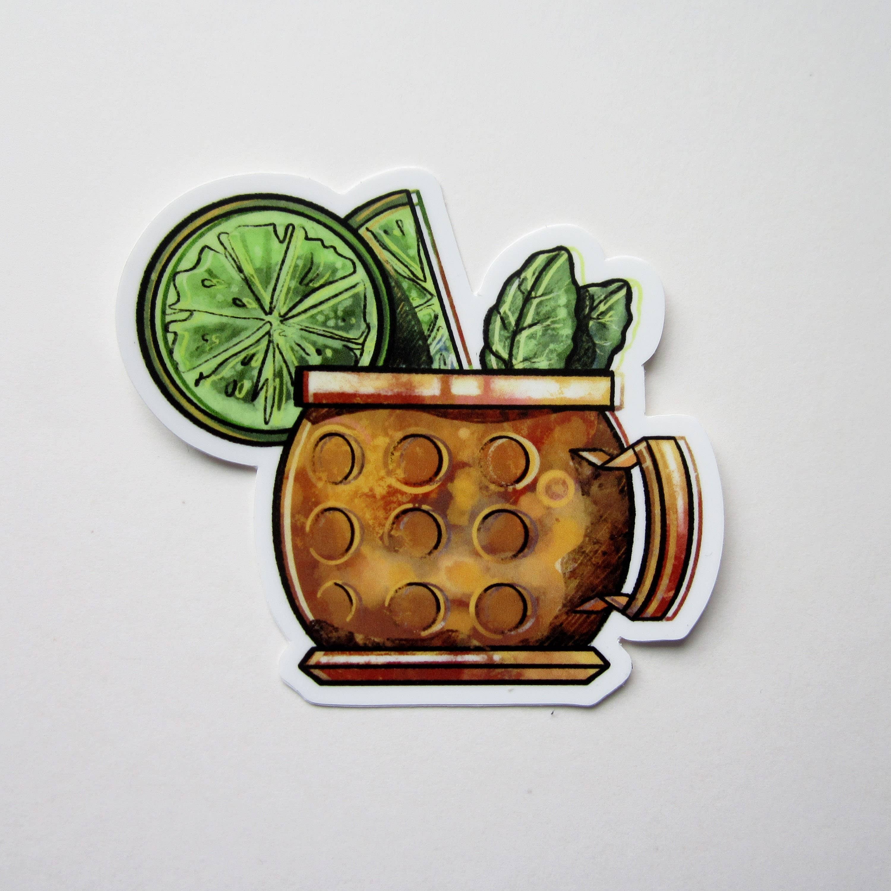 Bring Aloha - Wholesale Sticker - Moscow Mule Sticker, Waterproof Outdoor Vinyl 3" X 2.69"1