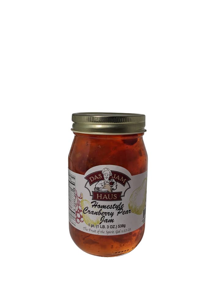 Cranberry Pear Jam for wholesale by Das Jam Haus