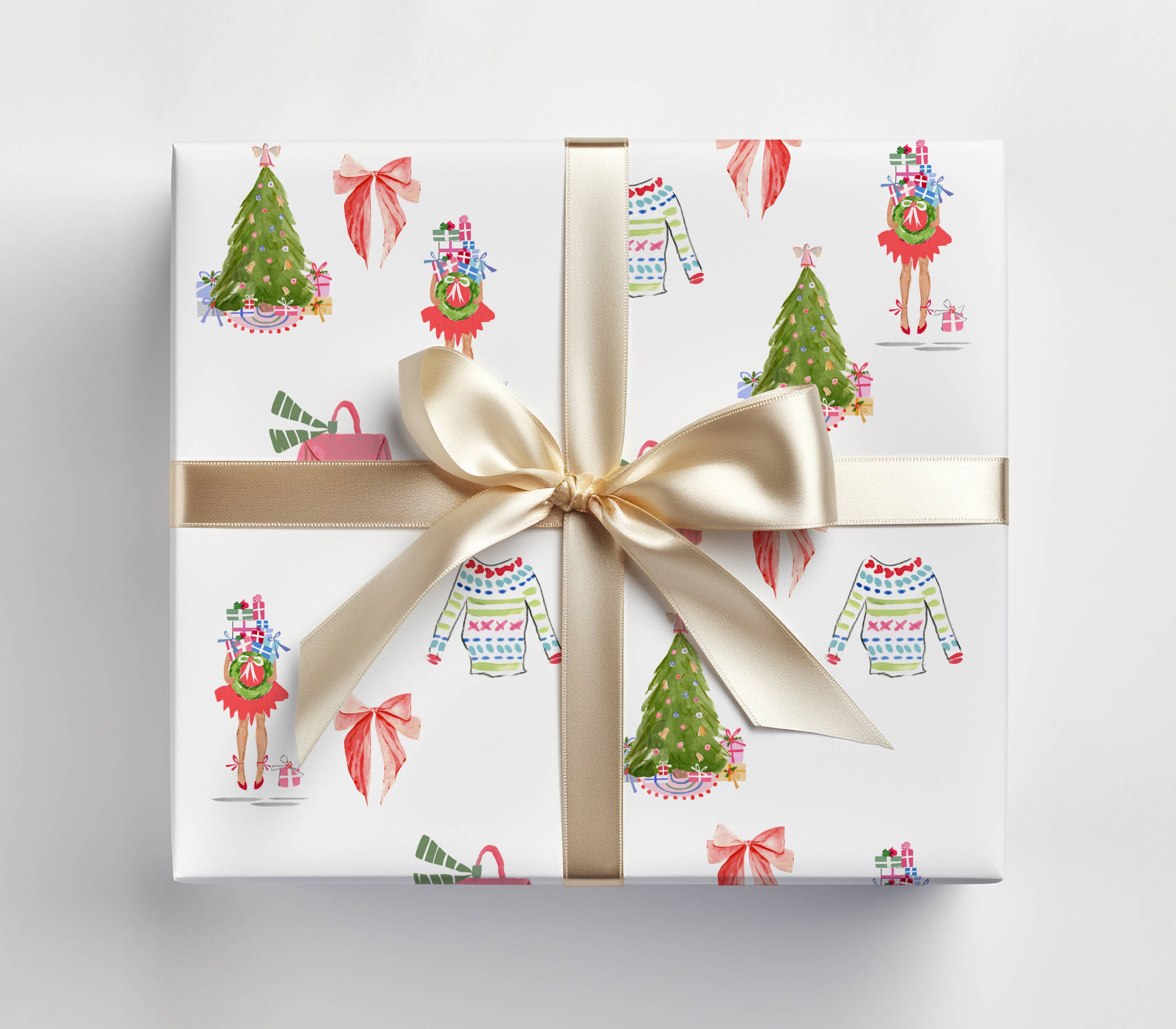 JOSIL Paperie & Gift - Wholesale Wrapping Paper Roll - Christmas Girl Gift Wrap | Luxury Wrapping Paper by JOSIL Paperie