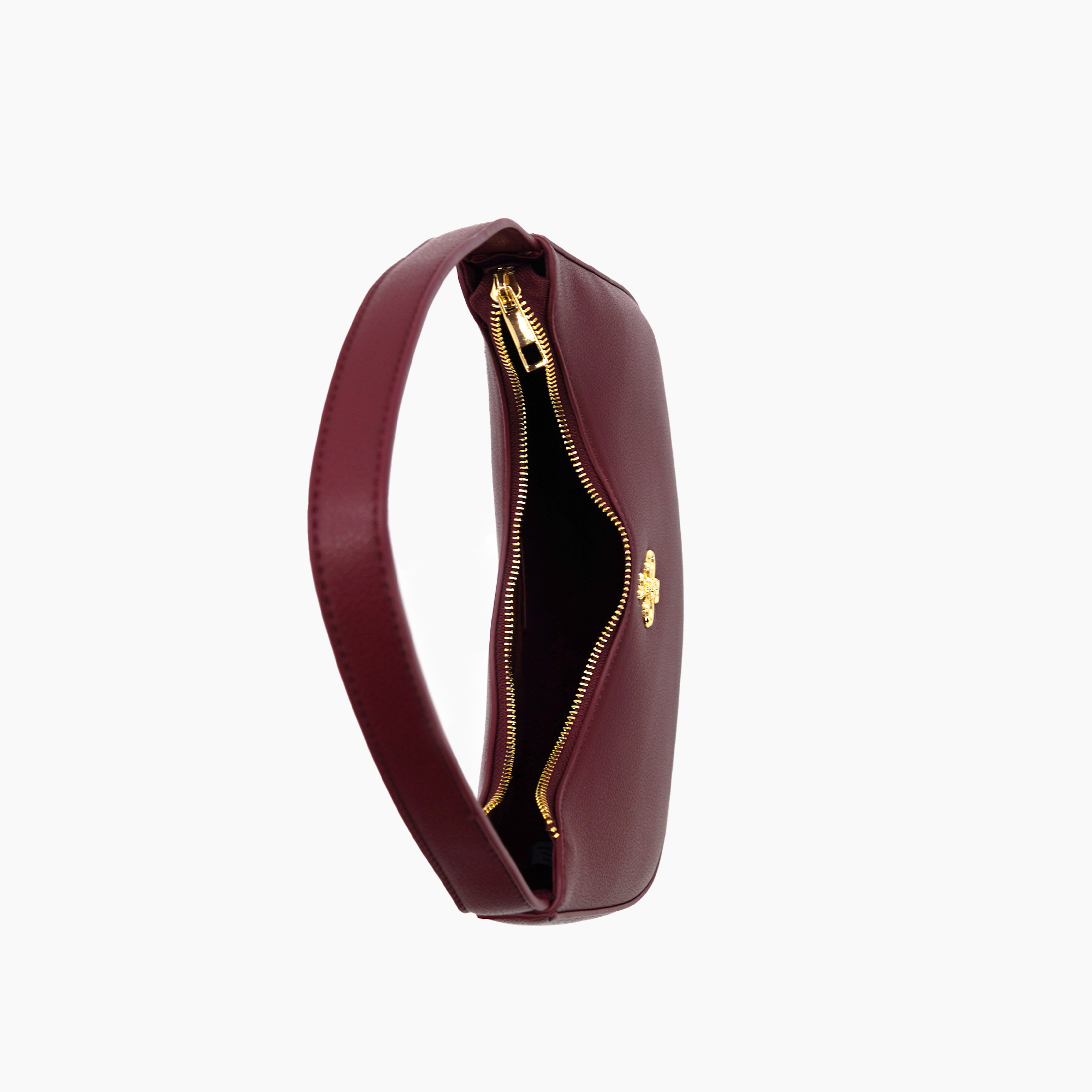 Like Dreams – wholesale Väska med handtag – Dam – Läder Innerficka med Dragkedja Noemie Halvmåne Axelväska14