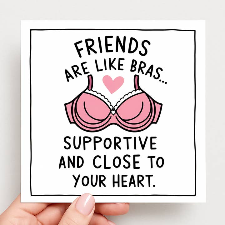 Funny Best Friend Card – Friendship Greeting Card for wholesale by DoodlecardsBoutique