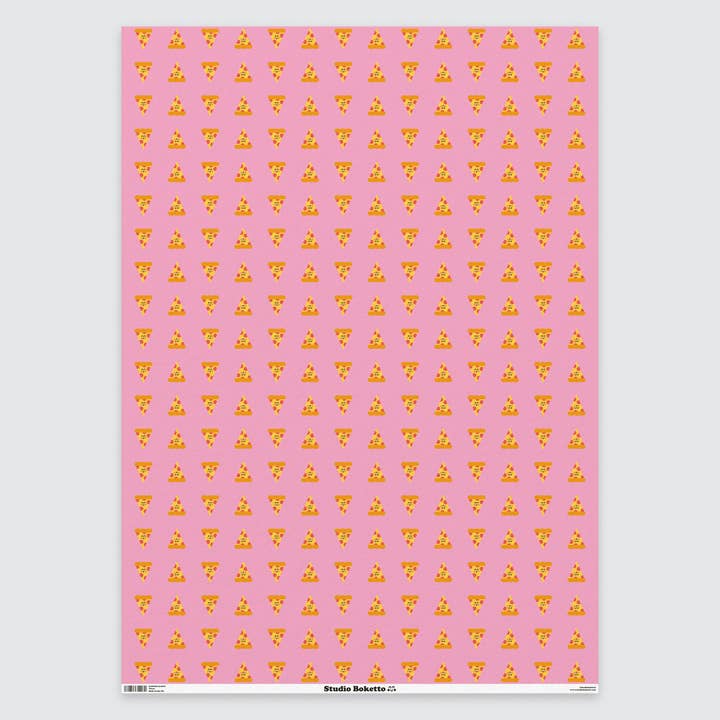 Studio Boketto - Wholesale Flat wrap - Pizza Wrapping Paper Sheets | Pizza Gift Wrap | Pizza Gifts
3