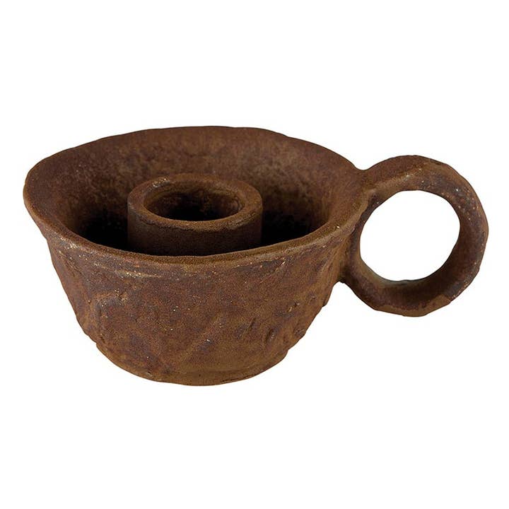 Mini Brown Candleholder for wholesale by 47th & Main (Creative Brands)