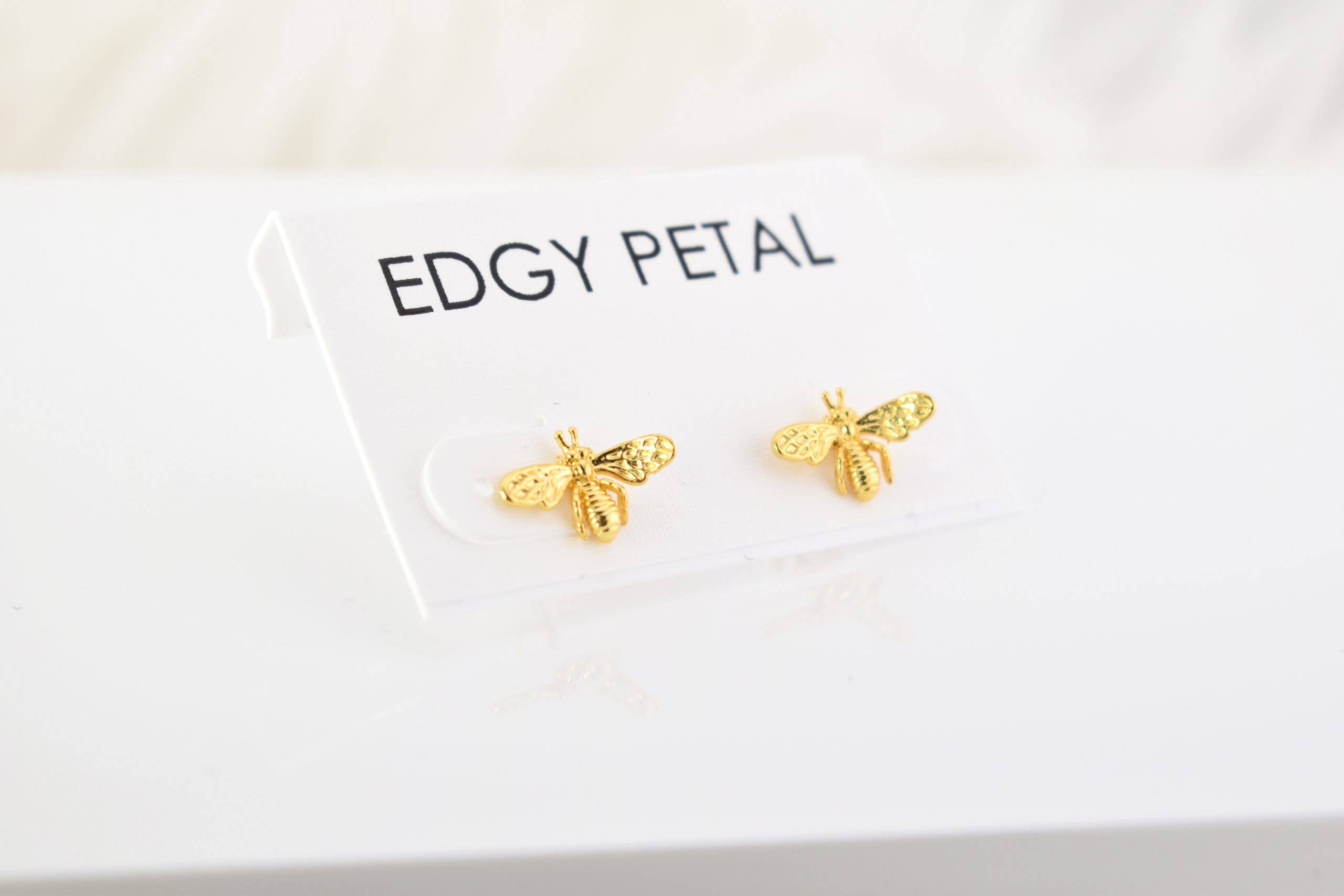 Edgy Petal Jewelry - Wholesale Stud/Post Earrings - Bee Sweet Studs0