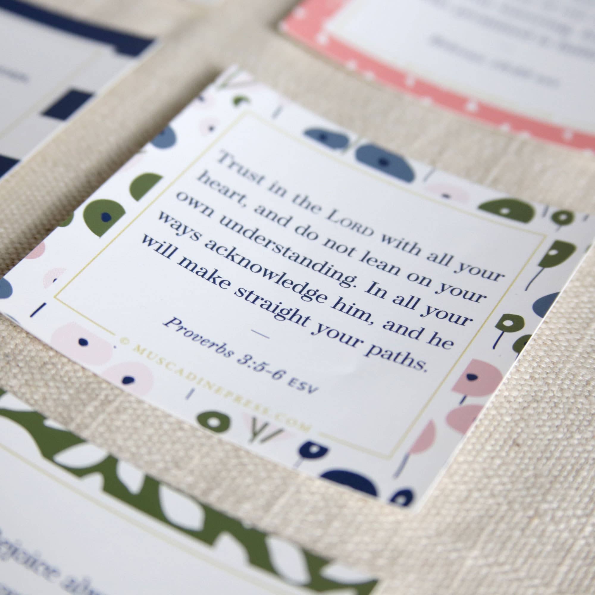 Muscadine Press - Wholesale Sticker - Scripture Mirror Cling, Trust in the Lord3