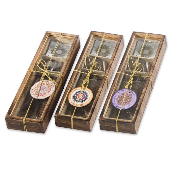 Incense Stick Gift Set in Wooden Box for wholesale by JOJO Geschenke