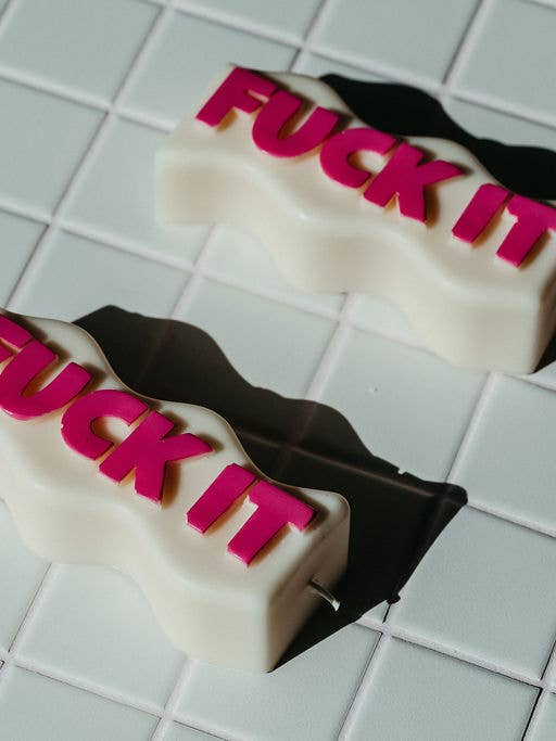 F*CK IT Candle for wholesale by Lolitas Candle Co