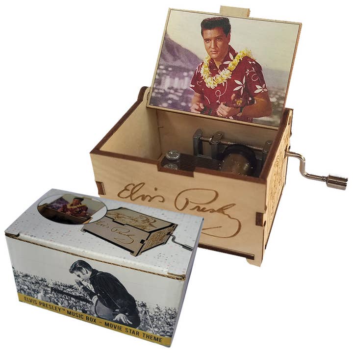 The Laser's Edge LLC - Wholesale Decorative Tabletop Object - Elvis Presley Mini Music Box
